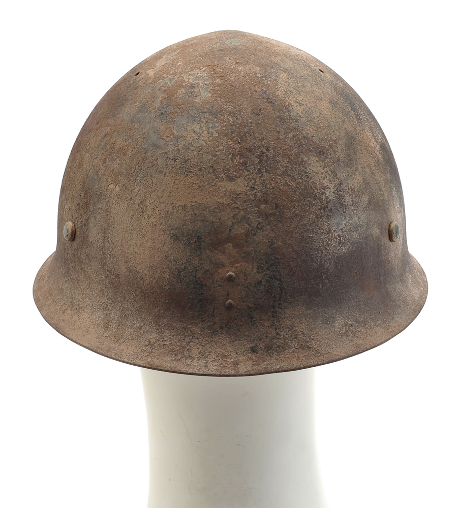 WWII Japanese Army Helmet Hand Aged-img-5