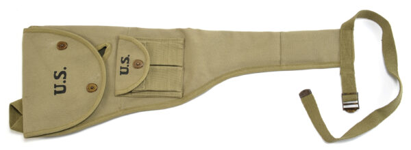 WWII WW2 US ARMY USMC M1A1 CARBINE CANVAS PADDED JUMP CASE HOLSTER POUCH 