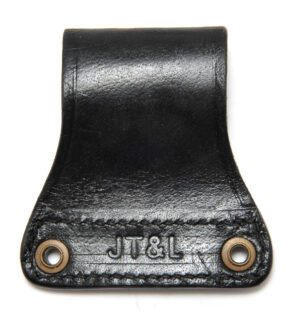 Black Leather Universal Wire Hanger Belt Adapter