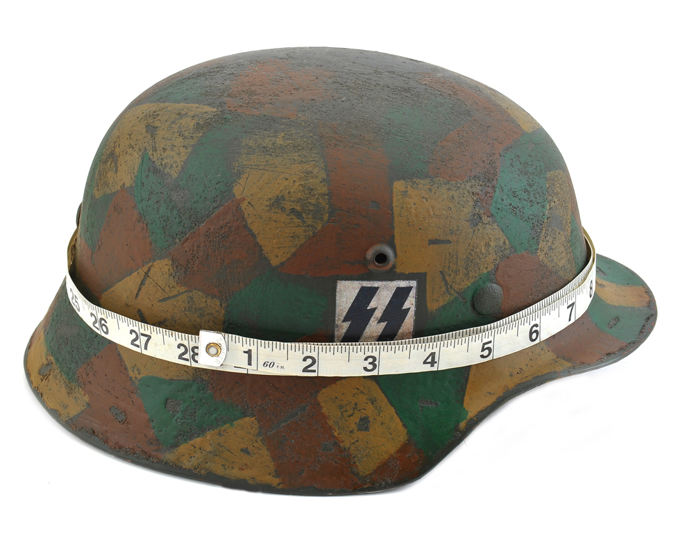German WW2 M35 SS Splinter Pattern Helmet-img-3
