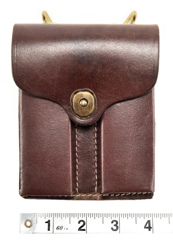 Pochette Chargeur Cuir Fait Main – Pour Pistolet 9mm Ou .45