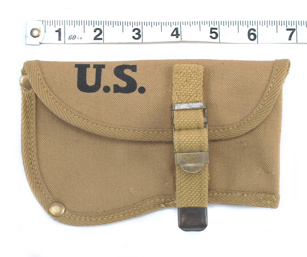 US WW2 Military Hatchet Axe Cover Khaki-img-1