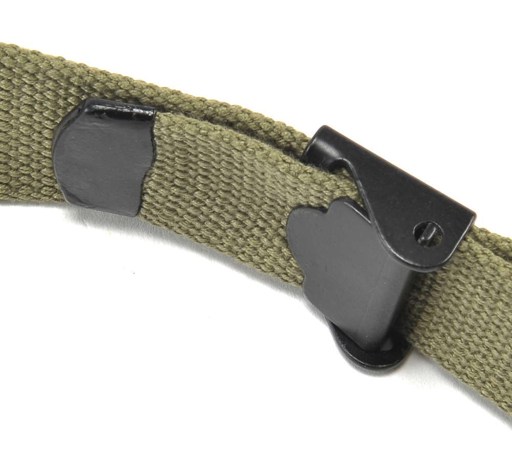 M1 GARAND CANVAS RIFLE SLING with Correct WW2 HARDWARE OD MARKED JT&L® 1944-img-3