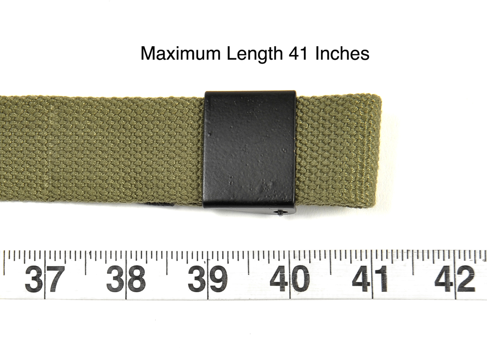 M1 GARAND CANVAS RIFLE SLING with Correct WW2 HARDWARE OD MARKED JT&L® 1944-img-6