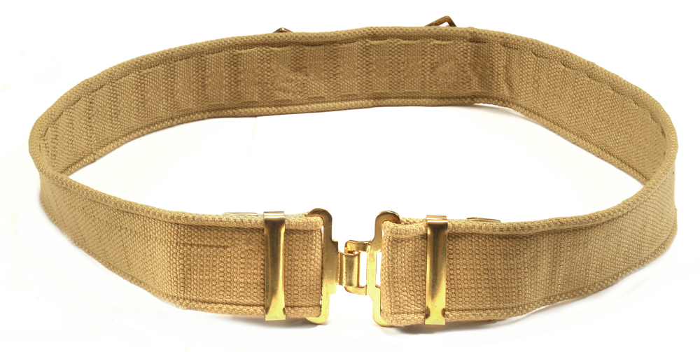 British WW2 P37 Equipment Belt Khaki-img-1