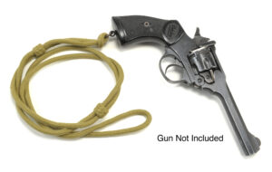 WW2 BRITISH ENFIELD OR WEBLEY REVOLVER COTTON LANYARD