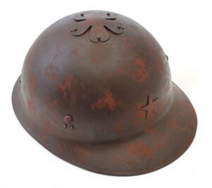 Japanese WW2 Cherry Blossom “Sakura” Army Helmet Hand Aged