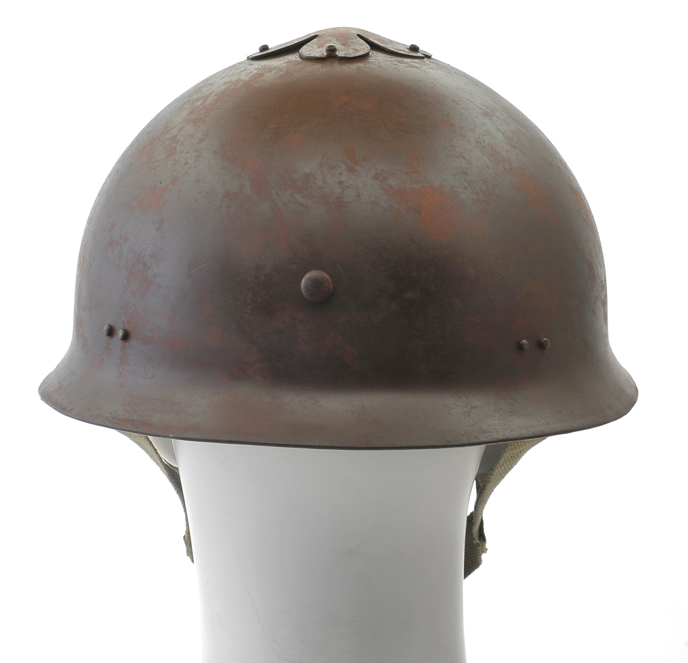Japanese WW2 Cherry Blossom "Sakura" Army Helmet Hand Aged-img-7
