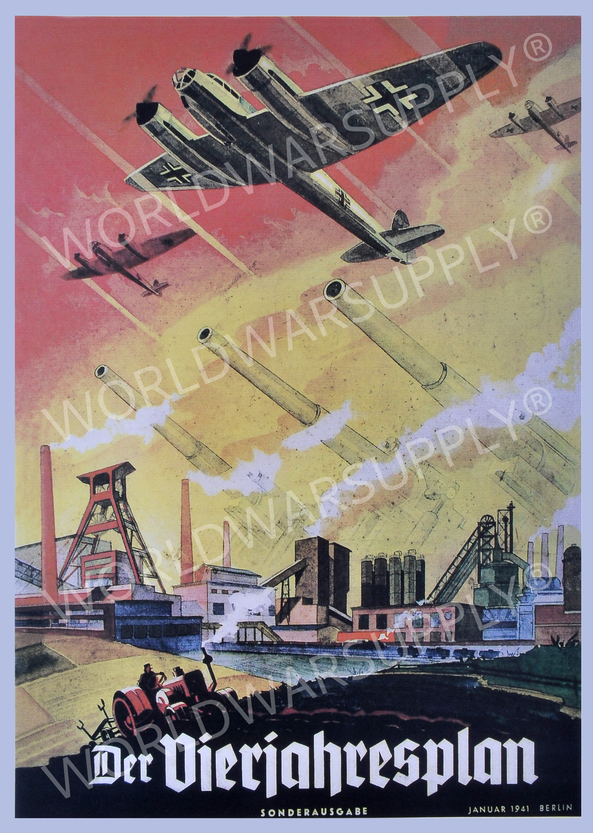 German WW2 Der Dierjahrespan Poster-img-0