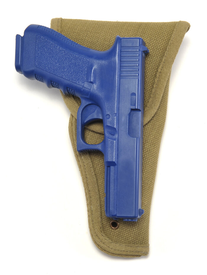 OD Cotton bing Hip Belt Holster for Glock 17 Marked JT&L