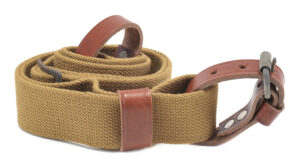 WW2 Russian 91/30 Mosin Nagant Rifle Sling Dated 1943 Dark Khaki