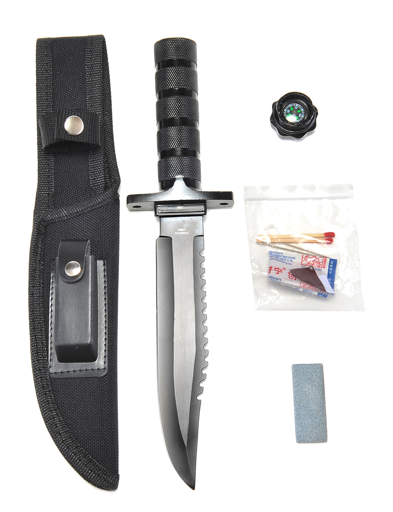 Survival Knife With Compass