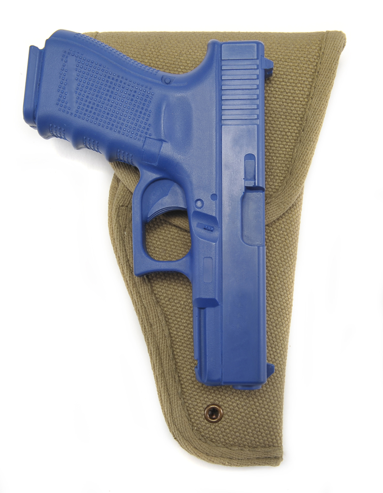 OD Cotton Webbing Hip Belt Holster fits Glock 19 Marked JT&L-img-3