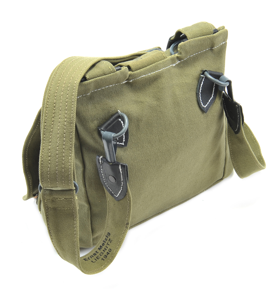 German WW2 M31 Bread Bag with Shoulder Strap Field Green-img-2