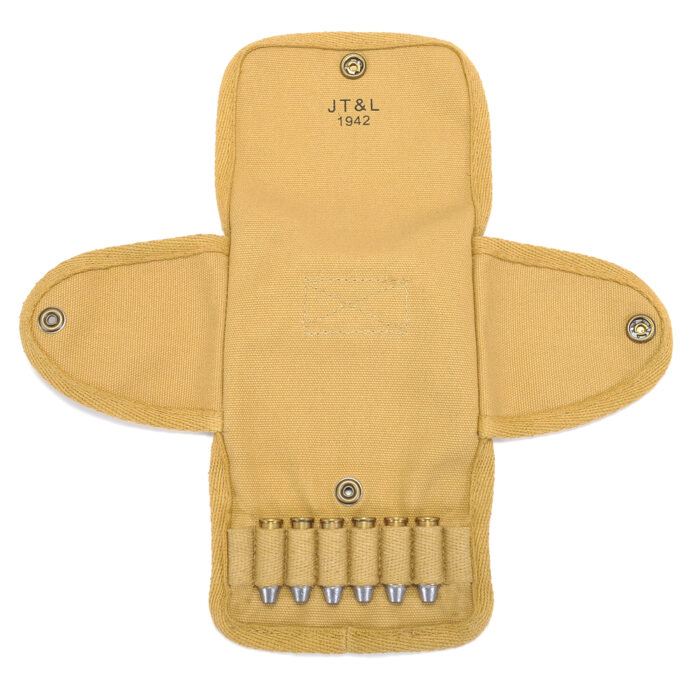 WW2 US Navy Victory Revolver Canvas Ammunition Pouch