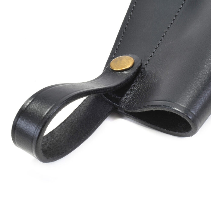 M3 Victory Revolver Shoulder Holster - Premium Black Drum Dyed Leather For S&W K Frame .38