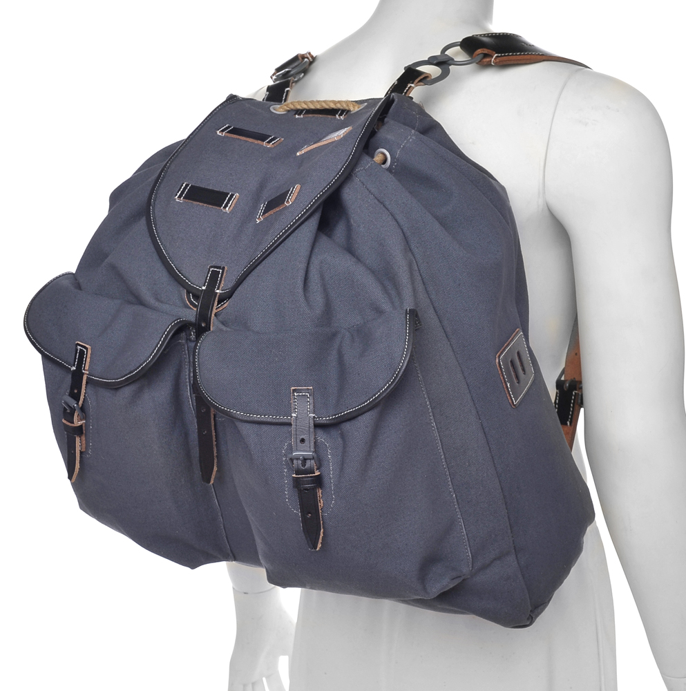 German WW2 M31 Luftwaffe Rucksack with Leather Straps