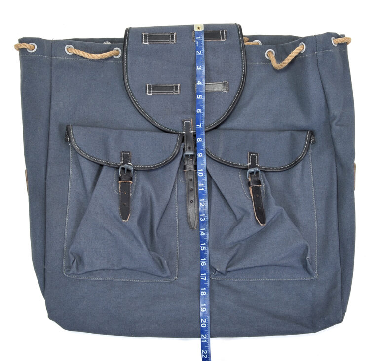German WW2 M31 Luftwaffe Rucksack with Leather Straps
