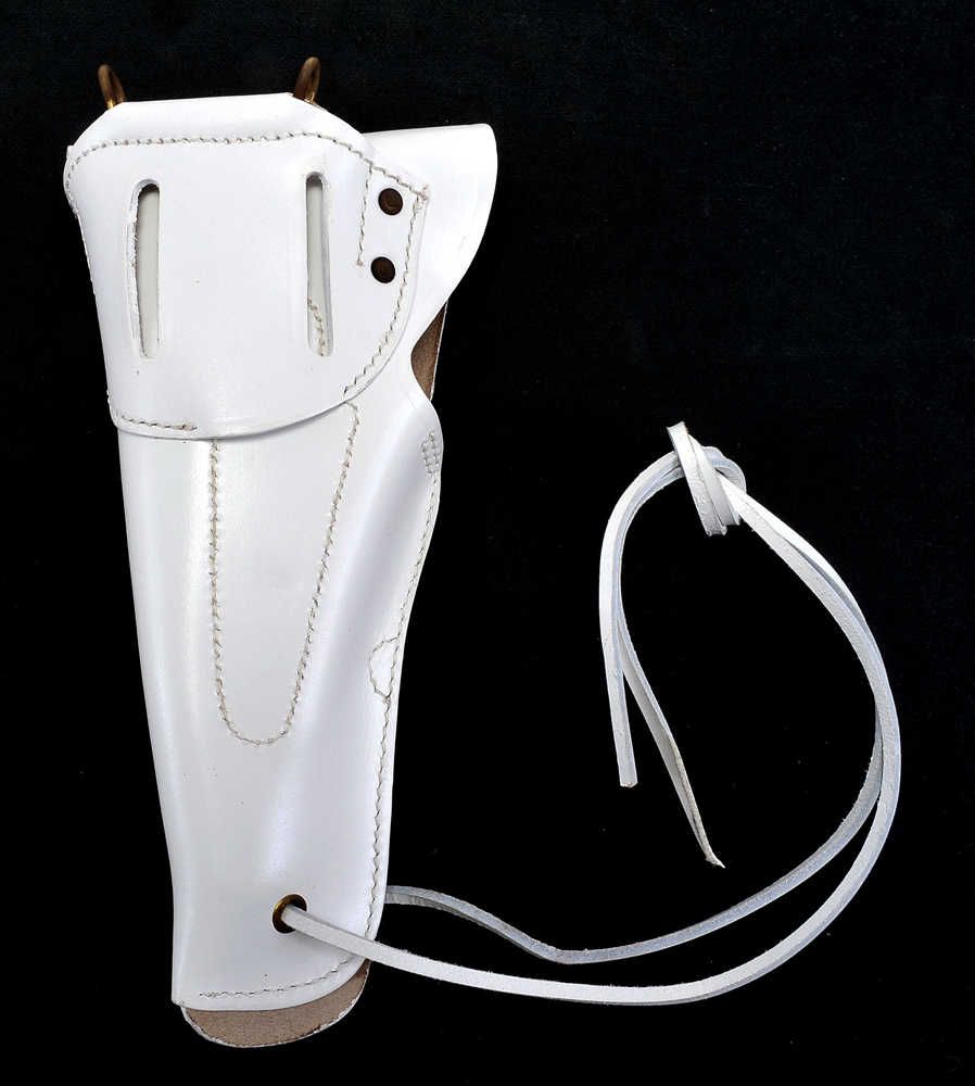 US WW2 M1916 COLT 1911 .45 Holster White Leather-img-7