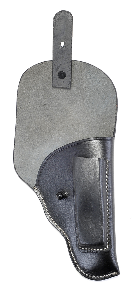 German WW2 CZ 27 Holster Dated 1942 Black Leather-img-1