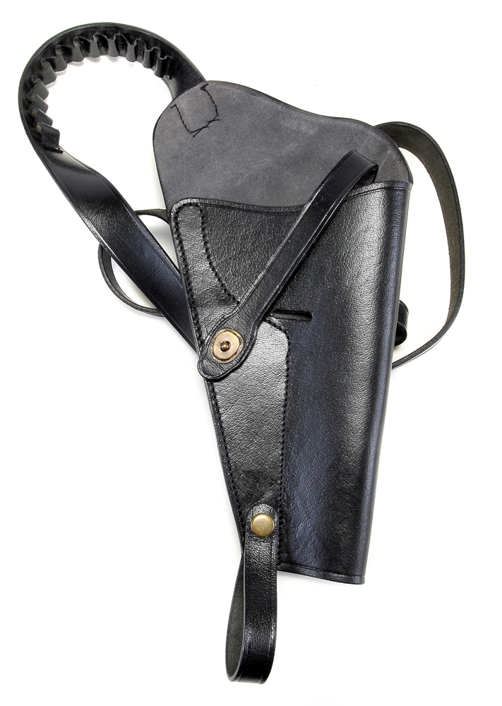 Black Leather Shoulder Holster With Shell Loops Fits S&W 629 N Frame 44 Mag-img-7