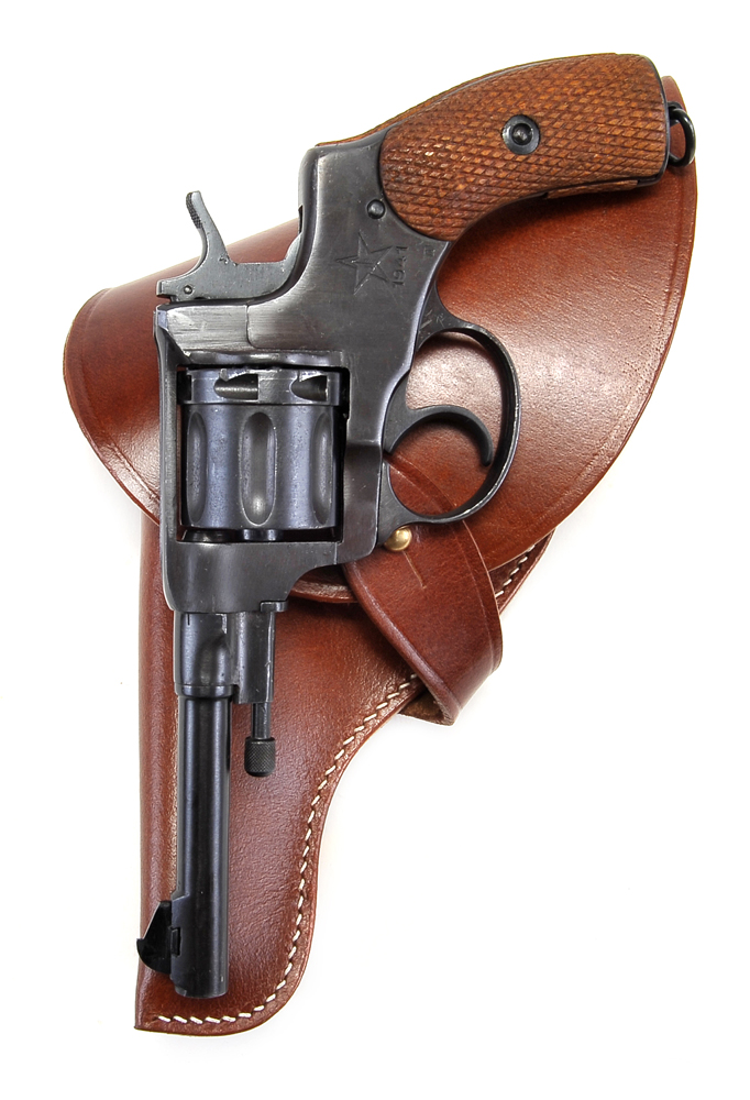 Russian M1895 Nagant Revolver Leather Holster Left Hand Version-img-6