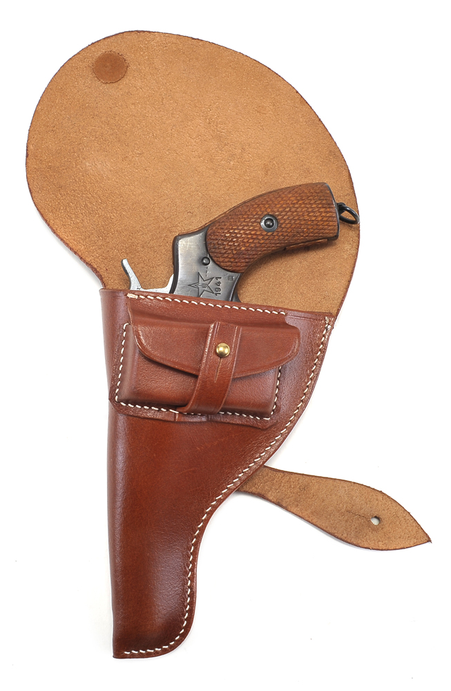 Russian M1895 Nagant Revolver Leather Holster Left Hand Version-img-7
