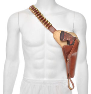 Brown Leather Shoulder Holster With Shell Loops Fits Smith & Wesson 629 N Frame 44 Magnum