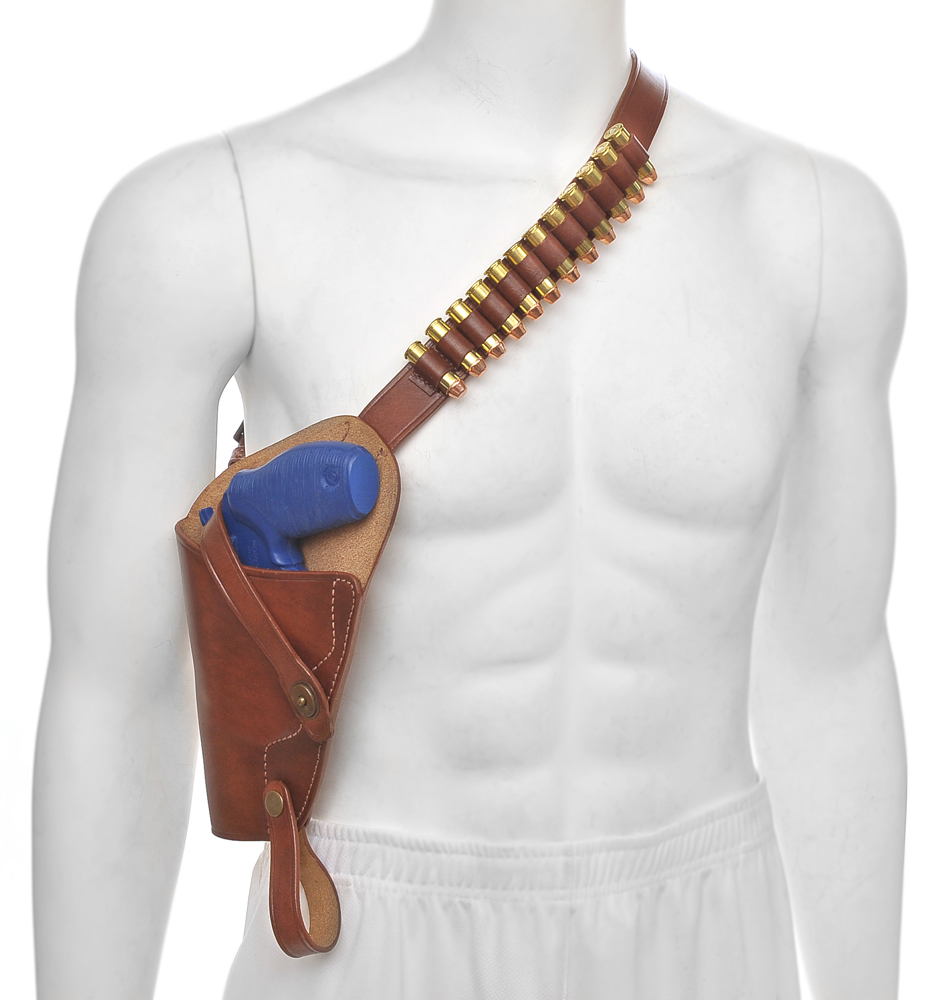 Pro-Tech Vertical Shoulder Holster For Taurus Judge 6.5" Barrel - Ambidextrous Nylon, WSHDV-16