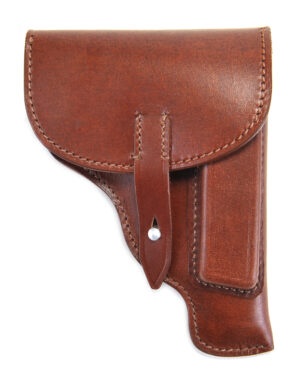 Leather Makarov Holster with Magazine Pouch