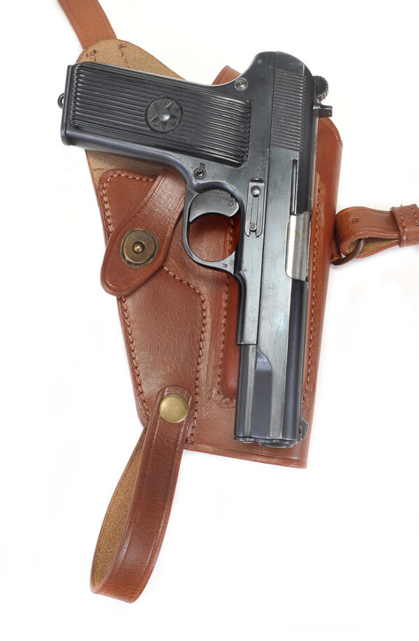 M3 Leather Shoulder Holster for M57 TT 33 Tokarev with Spare