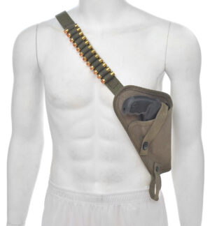 Canvas Shoulder Holster with Shell loops fits Taurus Judge Magnum with 3″ Cylinder