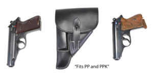 Premium Black Leather Walther PP/PPK Holster Left Hand