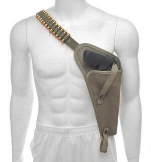 OD Canvas M3 Tanker Shoulder Holster with Shell Loops Marked JT&L fits Ruger Super Redhawk