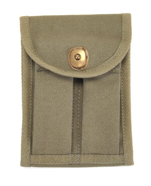 Cotton Webbing Double Magazine Pouch Marked JT&L® fits Sig 226 Glock 17 Glock 19 Beretta 92FS Browning Hi Power Springfield Armory SA35 and Girsan P35