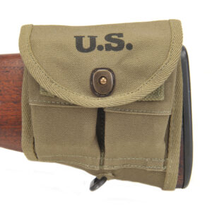 M1 Garand Buttstock Pouch marked JT&L 1944 Left Hand Version